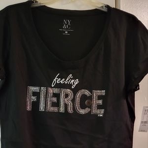 Womens Rhinestone Tee